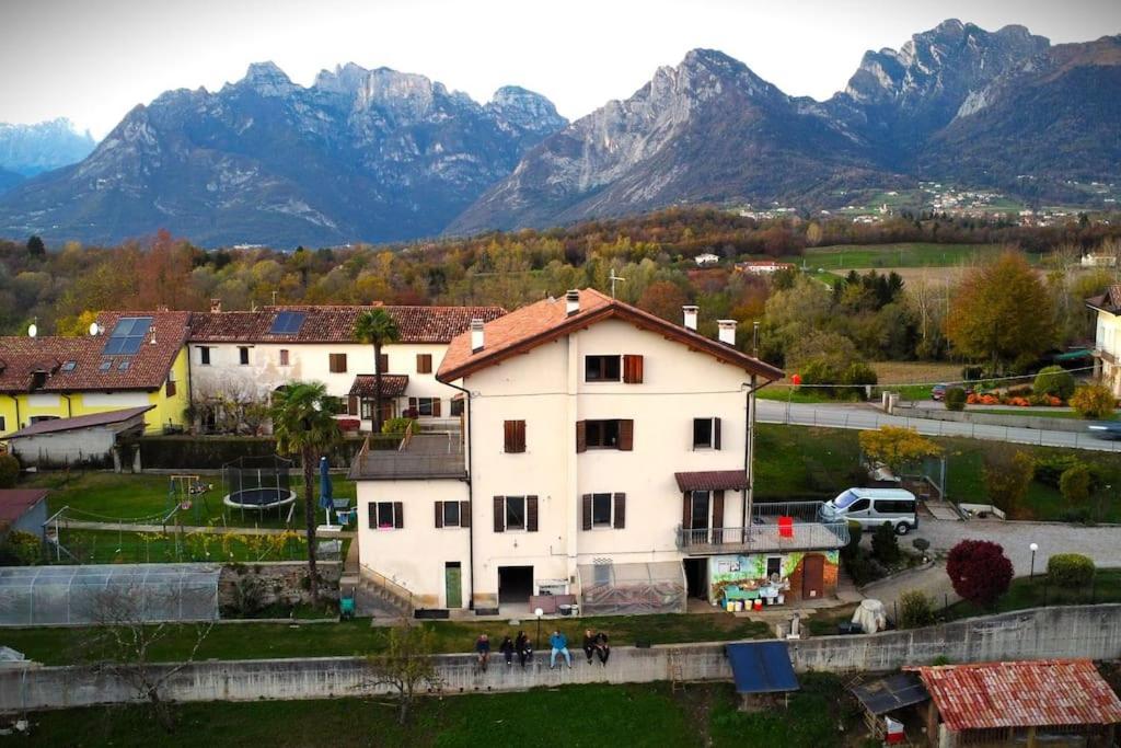 Double Bedroom, Kitchen, Bathroom In Organic Farm Belluno Exterior photo